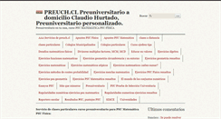 Desktop Screenshot of preuch.cl